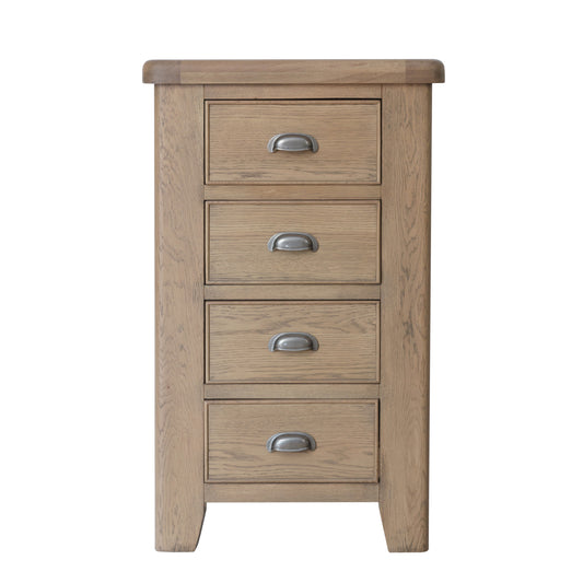 Hodsow Oak 4 Drawer Chest