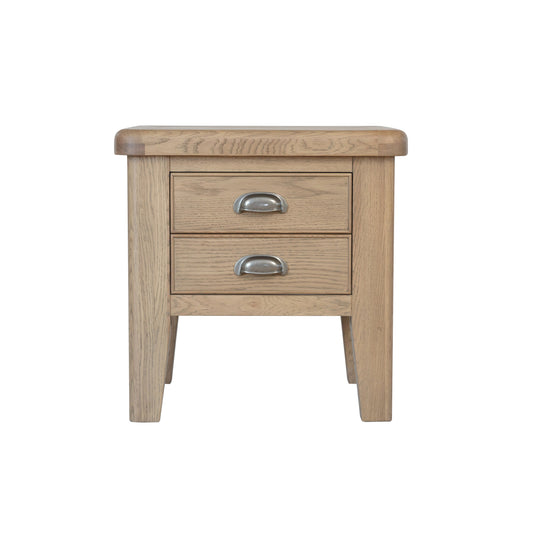 Hodsow Oak Lamp Table