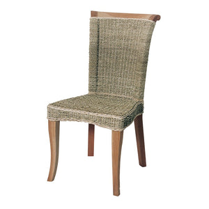 Seagrass & Mahogany Chair