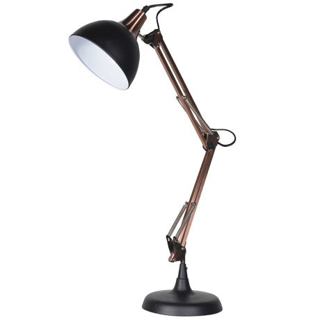 Black and Copper Angled Lamp