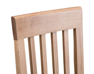 Nordic oak Dining Chair - Seat options
