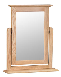 Nordic Bedroom Trinket Mirror - Oak or Painted
