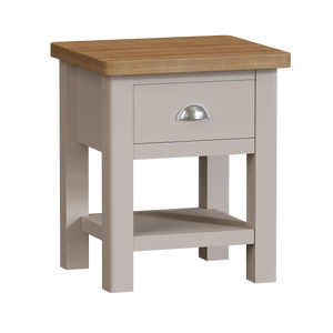 Dove 1 Drawer Lamp Table