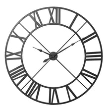 Black Metal Skeleton Wall Clock