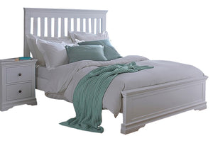 Swan 4'6'' Bed (Grey/White)