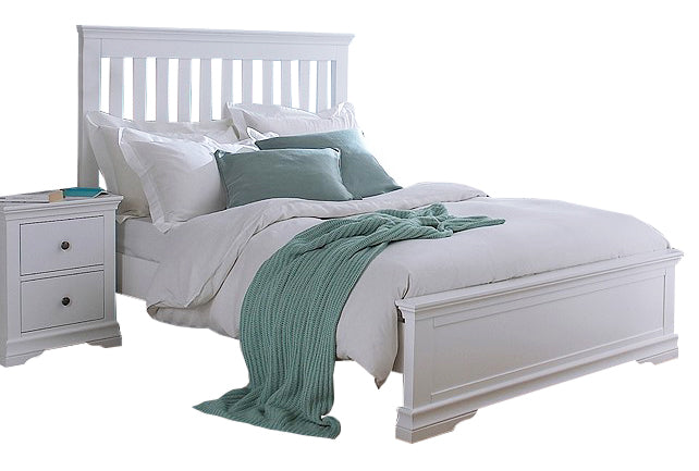 Swan 5'0 Bed (Grey/White)