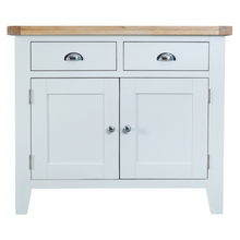 Oak Top Chrome Handle Sideboard