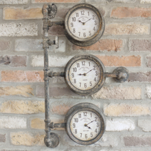 Industrial Pipe Clock