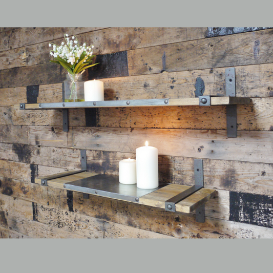 Industrial Shelves - Set of 2