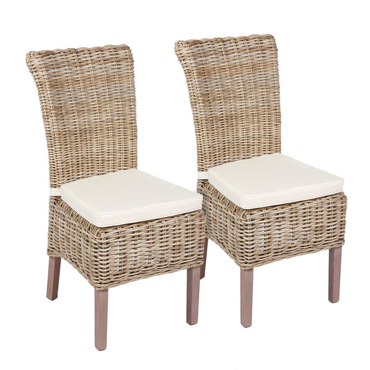 Wicker Dining Chair (inc. Cushion)