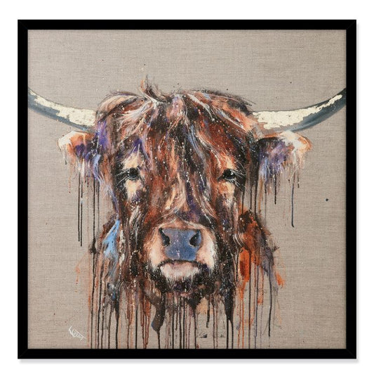Bad Hair Day - Highland Cow Print