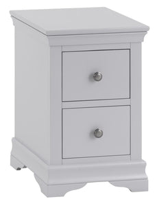 Swan Bedside Cabinet (Grey/White)