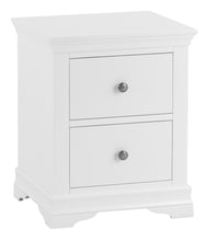 Swan Large Bedside Cabinet (Grey/White)