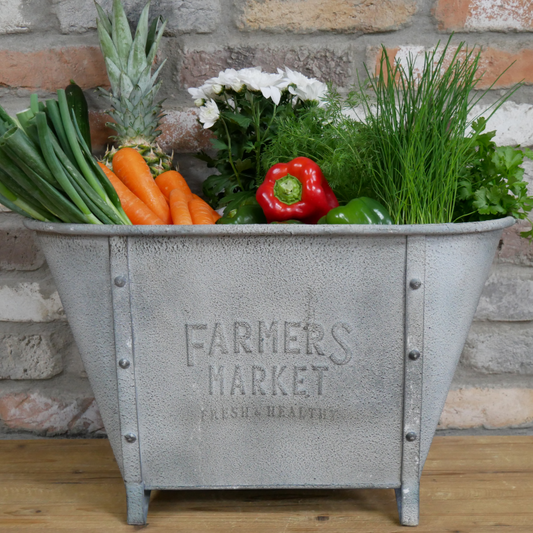 Farmers Market Planter/Tub - Outdoor
