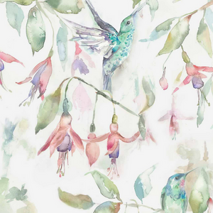 Fuchsia Flight Wallpaper - 1 Colour