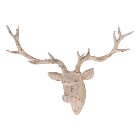Distressed Deer head ornament