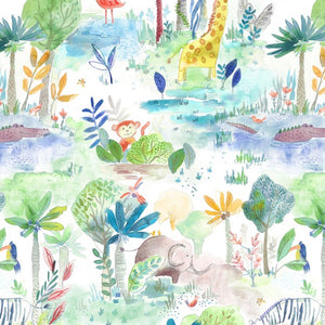 Jungle Fun Wallpaper - 3 Colourways