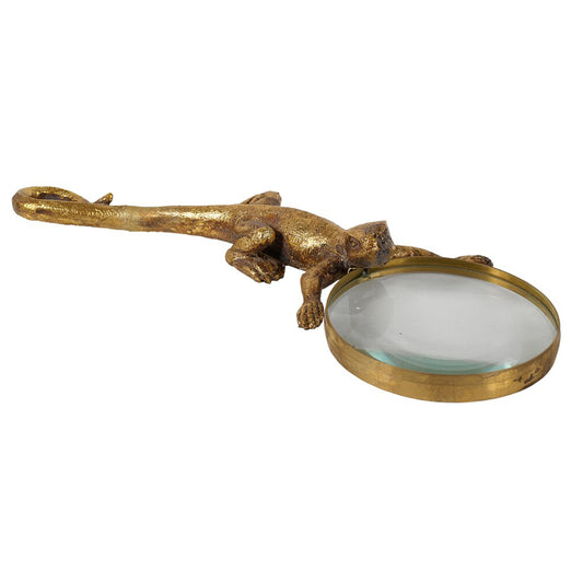 Gold Lizard Magnifying Glass