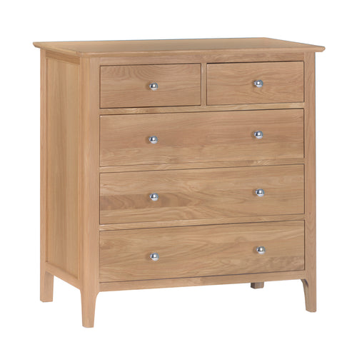 Nordic Bedroom 2 Over 3 Chest - Oak or Painted