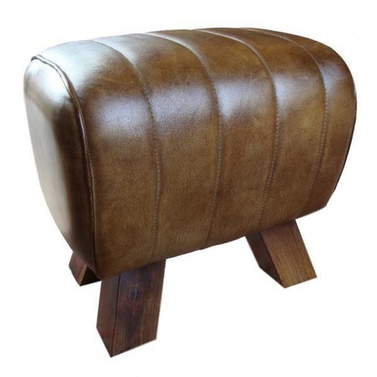 Leather Footstool